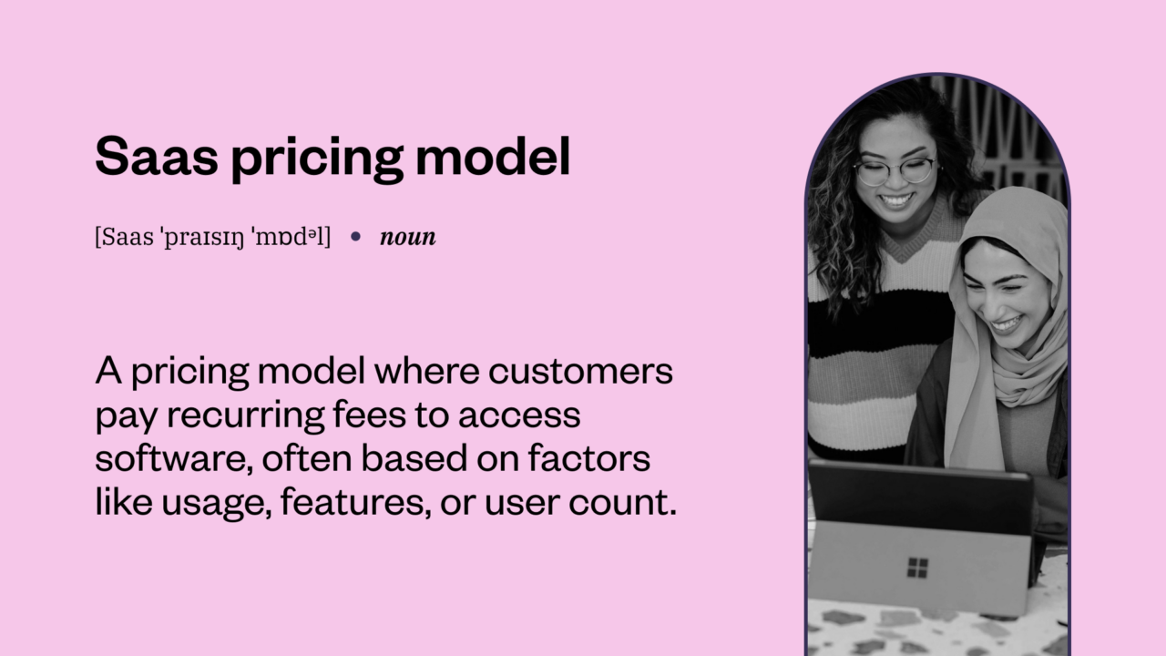SaaS pricing model definition