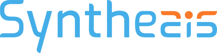 A blue and orange logo with text that is partially obscured. The blue color dominates the majority of the logo, with an orange accent on the upper right corner.
